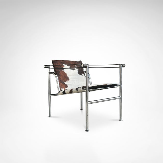 LC1 Armchair in Ponyskin by Le Corbusier for Cassina, 1980s For Sale - Image 11 of 11