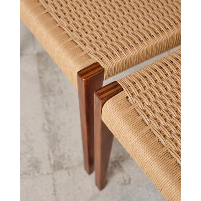 Pia Dining Chairs in Walnut and Teak by Poul Cadovius, Denmark, 1950s, Set of 12 For Sale - Image 13 of 18