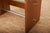 Side Table in Veneered Plywood with Sand-Cast Glass Top, Metal Tube and Handles by Jacques Adnet, 1930s For Sale - Image 5 of 10