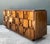 Vintage Lane Brutalist “Mosaics” Geometric Wood Credenza For Sale - Image 10 of 12
