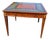 Vintage Maitland-Smith Leather-Top Games Table With Chess, Checkers & Backgammon For Sale
