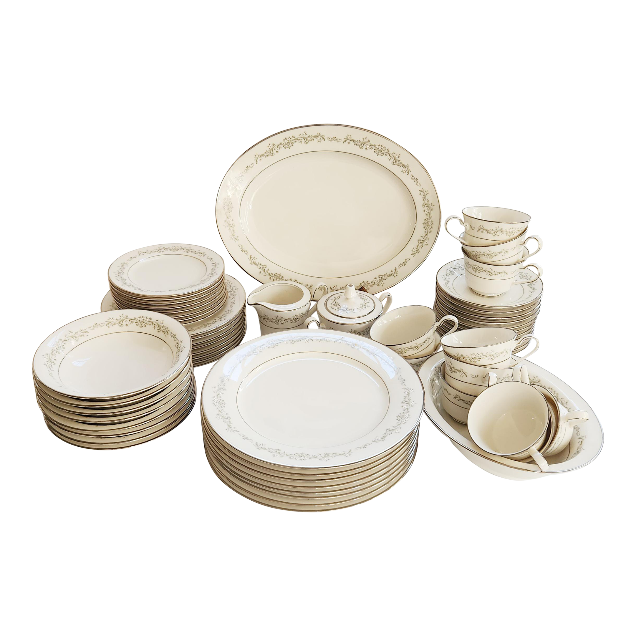 Vintage Noritake Ivory China - Parkridge (7561) Pattern Assortment