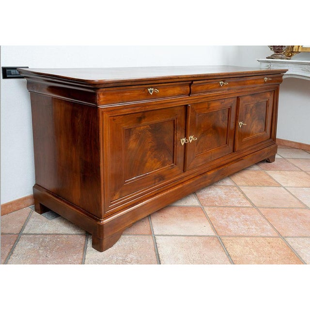 Antique 19th Century Provençal Walnut Sideboard with Hooded Top, France For Sale - Image 3 of 5