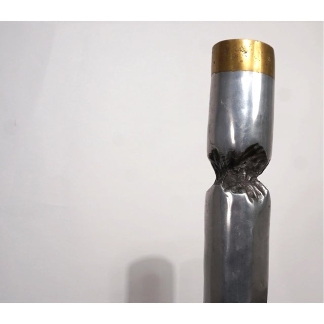 Brutalist Candleholder by David Marshall, 1980s For Sale - Image 13 of 18