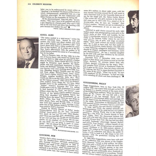 BLACKWELL, Earl [562] pp. Simon and Schuster 1973 11 1/4" x 8 3/4" "CELEBRITY REGISTER, which was published at...