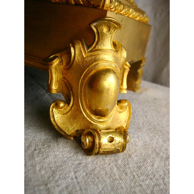 Early 19th Century French Charles X Gilded Bronze Mantel Clock For Sale - Image 12 of 15