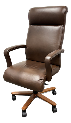 Ethan Allen High Back Executive Swivel Office Chair