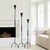The Calla Lily Trio: Sculptural Floor Candelabra Set ️ Bring the romance of a garden into your home with this Hand-Forged...