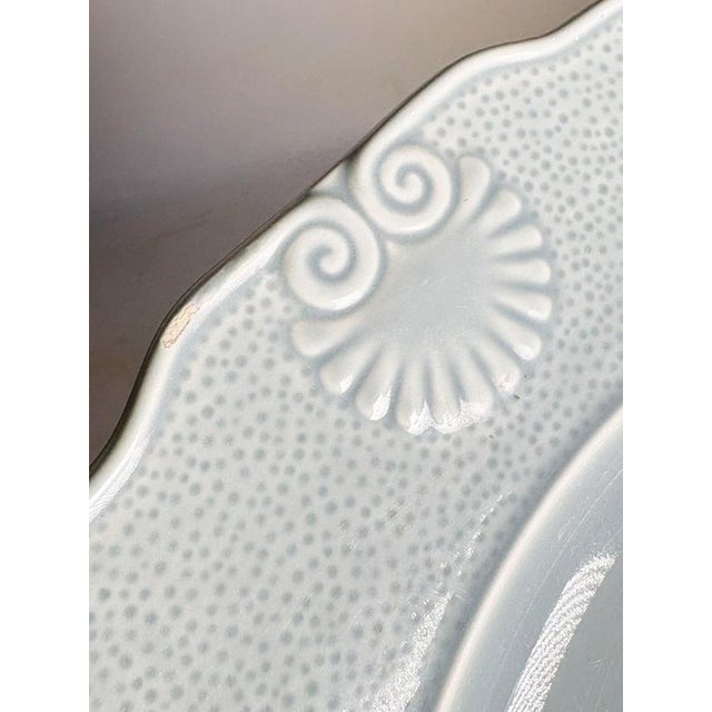 Blue Ceramic Dish, France, 1970 For Sale - Image 10 of 12