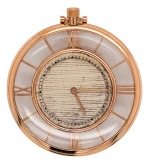 Vacheron Constantin 4798 Skeleton Roman Bezel 18k Rose Gold Pocket Watch