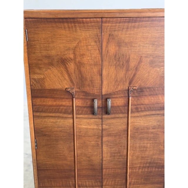 1940s Art Deco Compact Armoire For Sale - Image 13 of 15