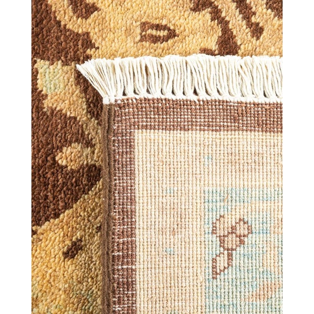 2000 - 2009 Eclectic, One-of-a-Kind Hand-Knotted Area Rug in Red, 6' 3" x 9' 6" For Sale - Image 5 of 8