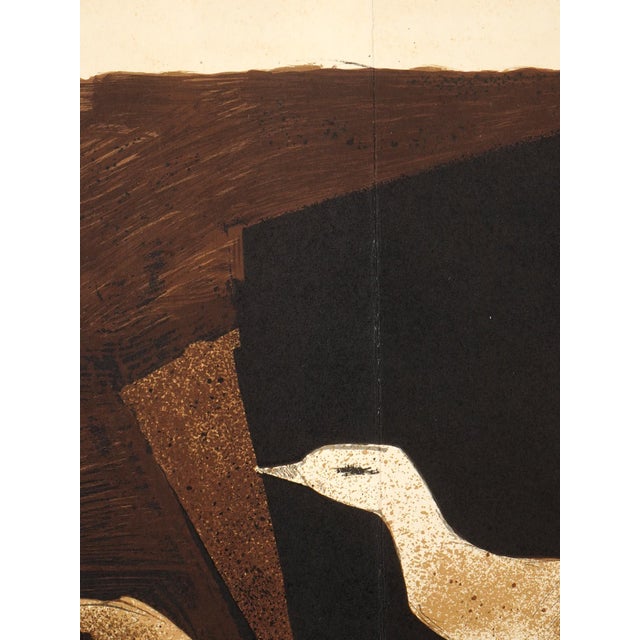 Georges Braque 1956 Georges Braque “L’Oiseau Et Son Nid” Color Lithograph From Derrière Le Miroir For Sale - Image 4 of 6