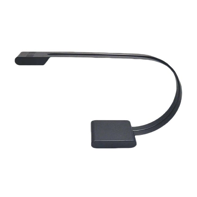 Lacquered & Curved Metal Italian Table Lamp, 1970s For Sale