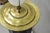 Metal Antique French Neoclassical Black Faceted Opalene Glass Urn Brass Table Lamp For Sale - Image 7 of 13