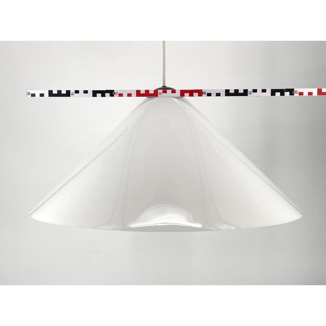 Black Snow Pendant Lamp by Vico Magistretti for Oluce, Italy, 1970s For Sale - Image 8 of 10