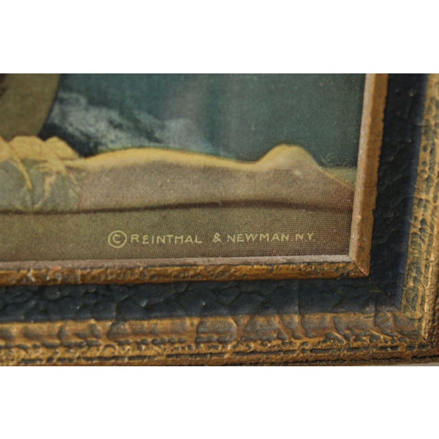 Early 20th Century Maxfield Parrish Arts & Crafts Framed 'The Lute Players' Print For Sale - Image 11 of 12