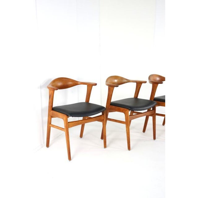 Desk Chairs Model 49 attributed to Erik Kirkegaard for for Høng Stolefabrik, 1960s, Set of 4 For Sale - Image 12 of 16