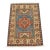 Kazak Rug 2’1” X 3′ Blue Wool Tribal Hand-Knotted Oriental Carpet For Sale