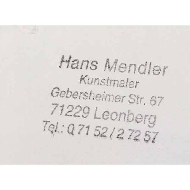 1990s Mendler Hans, Leonberg Bench Design Ball Game 9/99, 1999, Ink For Sale - Image 5 of 13