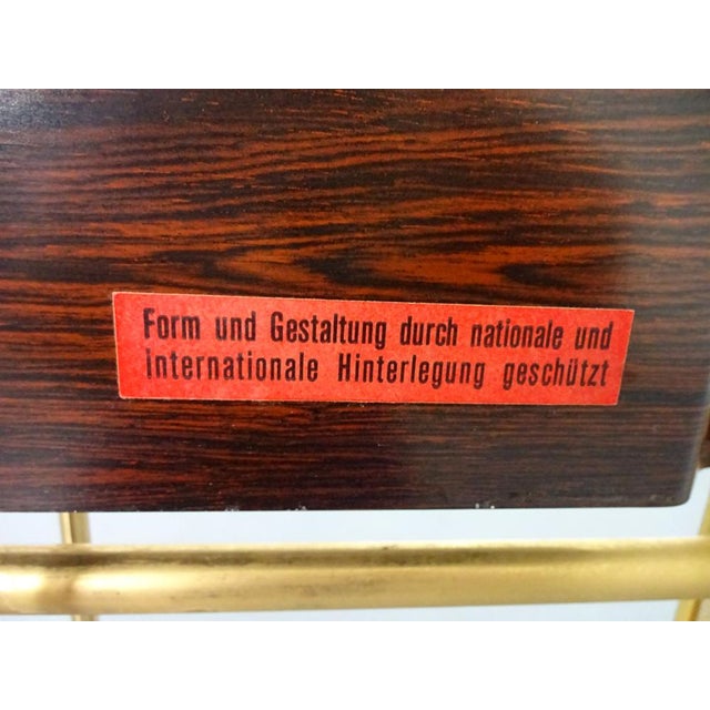 Vintage Rosewood Tea Cart from Gerlinol, 1970s For Sale - Image 16 of 17