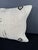 Turkish Hemp Pillow Cushion Natural Beige Black Pillow Cushion Cover 16" x 24" For Sale - Image 4 of 4