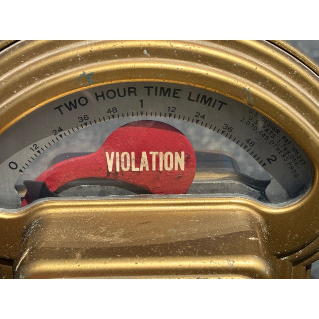 American Mid 20th C. New York City Parking Meter Table Lamp Conversion For Sale - Image 3 of 10