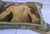 Brown Pillow With 18th Century Tapestry Depicting a Man Figure For Sale - Image 8 of 9