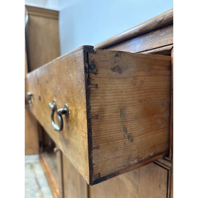 Wood 18th Century English Pine Dresser Base For Sale - Image 7 of 9