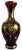 Murano Tre Fuochi 24k Gold Floral Ruby Art Glass Vase For Sale - Image 11 of 16