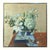 2020s Nancy Paris Pruden "Golden Wedding" Contemporary Gold Leaf Naturalistic Floral Still Life Painting, 2020s For Sale - Image 5 of 12
