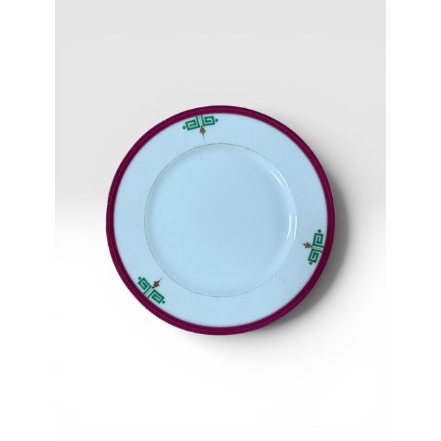 Antique Richard Briggs Boston Neoclassical Dessert Service With Gold Gilt Eight-Piece Set For Sale - Image 9 of 18