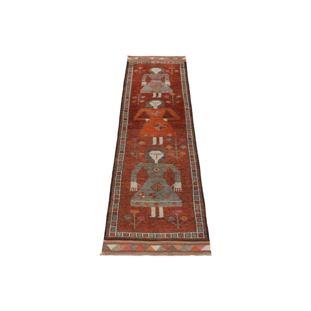 Hand-knotted in wool, a 3x12 runner from Rug & Kilim’s latest curation of the rarest tribal acquisitions. Originating from...