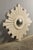 Painted Wood Modern Custom Sunburst with Convex Mirror with Varying Rays For Sale - Image 12 of 12