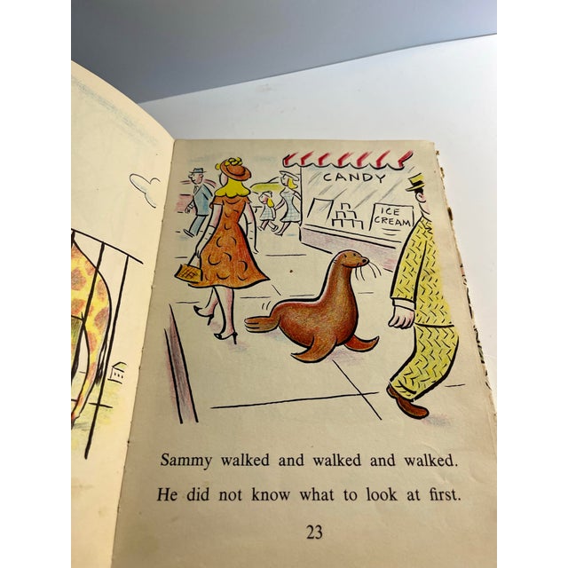 Paper 1959 Sammy the Seal Book For Sale - Image 7 of 8