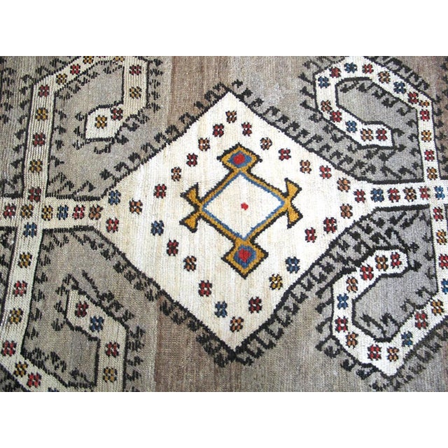 Early 20th Century S. Persian Gabbeh Carpet ( 5' x 7' - 152 x 213 ) Antique Gabbeh Persian Knotted Rug, Circa Date: 1900s....
