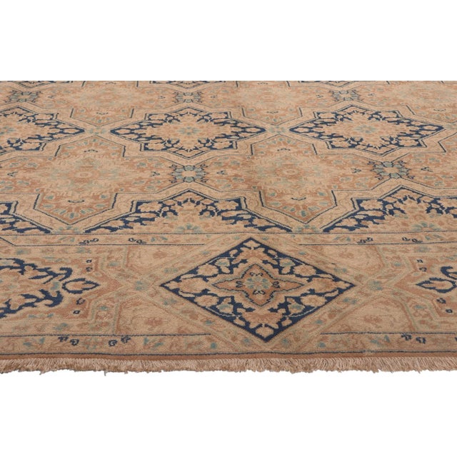 Mid 20th Century Mid 20th Century Vintage Persian Kerman Rug - 09'06 x 13'00 For Sale - Image 4 of 9