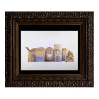 Antoni Gaudi Lithograph "Casa Calvet, Vestibul" For Sale