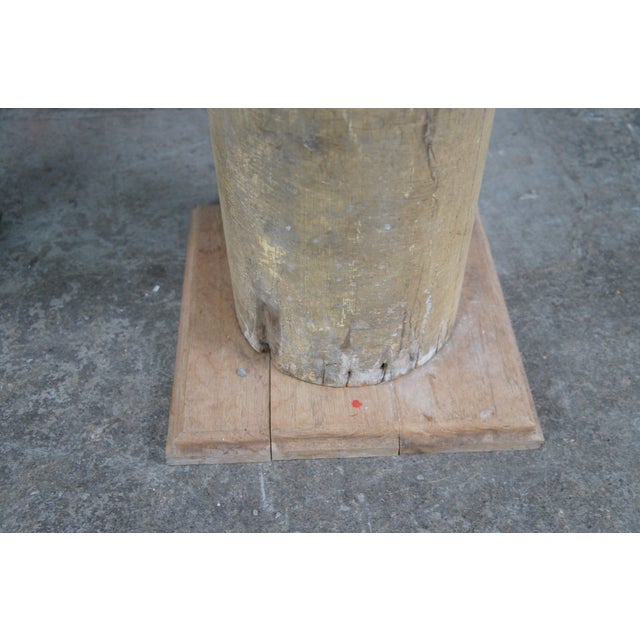Antique Architectural Reclaimed Salvaged Decorative Columns Distressed Wood 67" For Sale - Image 11 of 11