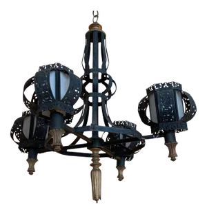 Wrought Iron Chandelier