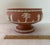 Very Rare Wedgwood Terra cotta round Imperial bowl. Terra cotta (pieces with a solid terra cotta body accented with white...