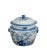 Chinese Pair Blue & White Jar With Lid For Sale - Image 3 of 10