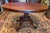 Vintage Oval Wood Pedestal Table For Sale - Image 4 of 12