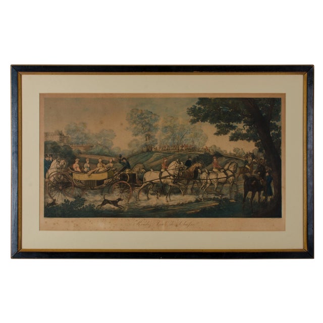 19th Century "Rendezvous De Chafsel" Lithograph by Carle Vernet For Sale