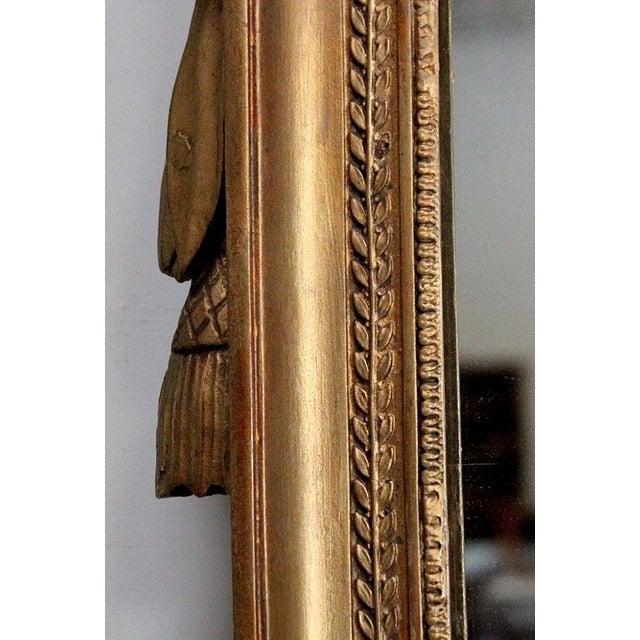 Golden Wood Louis XVI Style Mirror, 19th Century For Sale - Image 12 of 18