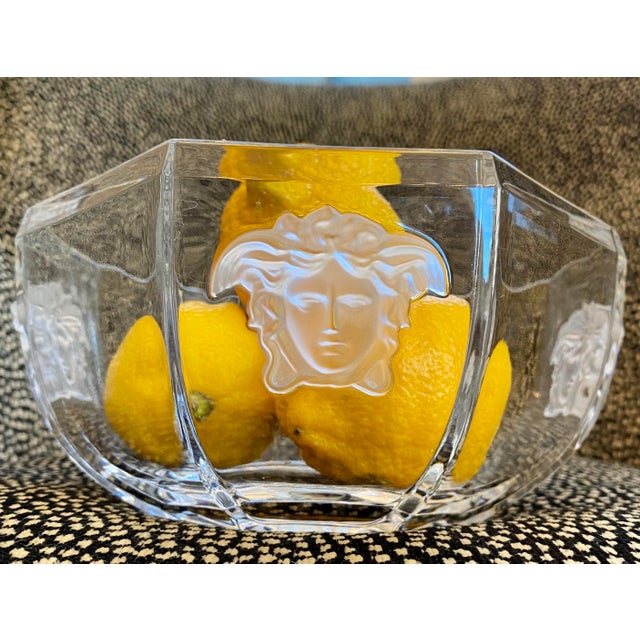 Versace Medusa Lumiere Crystal Bowl by Rosenthal Chairish