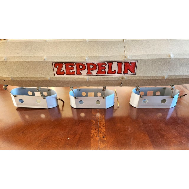 1930s 1930s Vintage Gilbert Erector Zeppelin Airship Blimp Model For Sale - Image 5 of 12