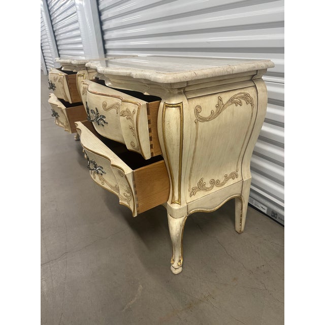 1960s William A. Berkey Furniture Co. For John Widdicomb Nightstands - A Pair For Sale - Image 11 of 15