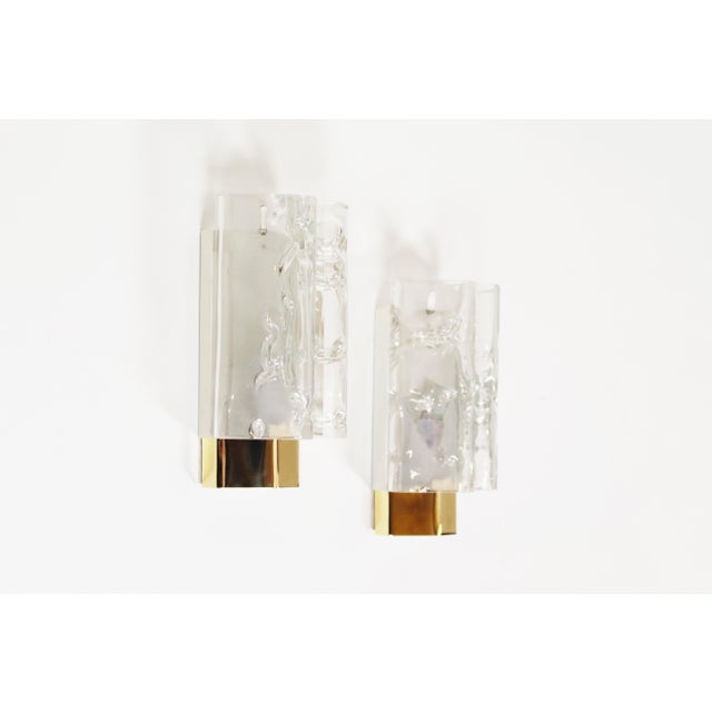 Wall Lamps in Brass and Glass by Doria Leuchten, 1970s, Set of 2 For Sale - Image 9 of 9