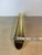 Vintage Minimalist Solid Brass Long-Handled Shoehorn For Sale - Image 9 of 9